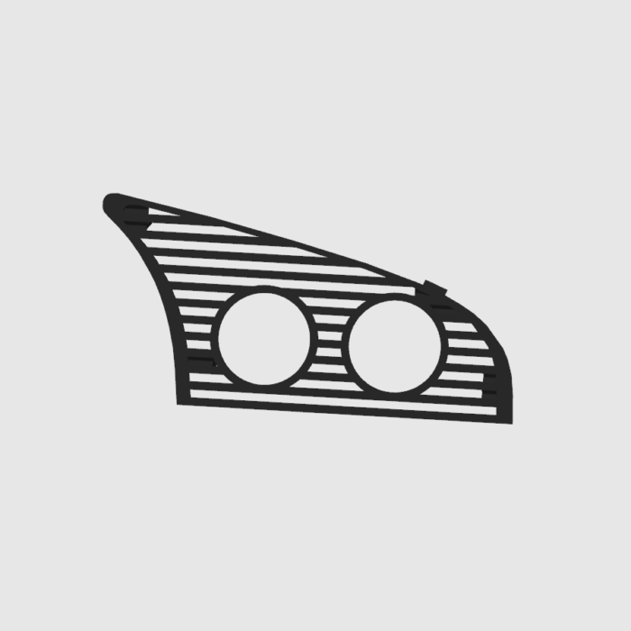 Centralna ventilacija i nosač turbo satova – BMW E36 - Image 1