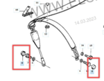 BMW E30 Poklopac bočnog vijka sedišta - Image 3