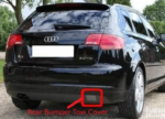 Audi A3 8P (2008 2012) Poklopac vučne kuke (zadnji branik) - Slika 2
