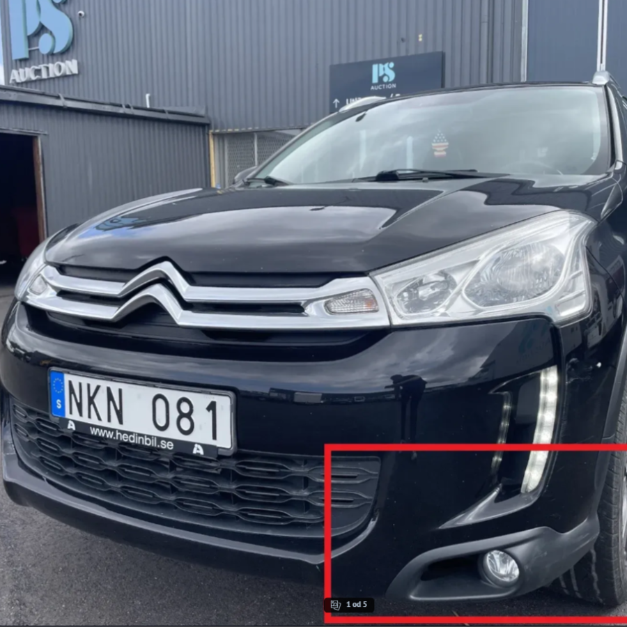 Nenaslovljeni dizajn (70) CITROEN C4 Aircorss - Poklopac maglenke prednjeg branika - Slika 1