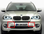 BMW X5 E70 LCI M-Sport (2010-2013) Poklopac Kuke Prednjeg Branika - Slika 2